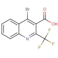 CAS: 587886-11-1 | PC9140 | 4-Bromo-2-(trifluoromethyl)quinoline-3-carboxylic acid