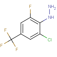 CAS: 110499-66-6 | PC9168 | 2-Chloro-6-fluoro-4-(trifluoromethyl)phenylhydrazine