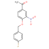 CAS:175136-24-0 | PC9282 | 4'-(4-Fluorobenzyloxy)-3'-nitroacetophenone