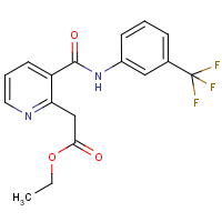 CAS:338392-12-4 | PC9315 | Ethyl 2-(3-{[3-(trifluoromethyl)anilino]carbonyl}pyridin-2-yl)acetate