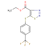 CAS: 338982-06-2 | PC9317 | Ethyl 5-[4-(trifluoromethyl)phenylthio]-1,2,3-thiadiazole-4-carboxylate