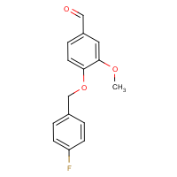 CAS:321432-05-7 | PC9333 | 4-[(4-Fluorobenzyl)oxy]-3-methoxybenzaldehyde