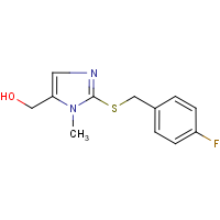 CAS:338422-40-5 | PC9337 | 2-(4-Fluorobenzythio)-5-(hydroxymethyl)-1-methyl-1H-imidazole
