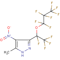 CAS:247170-16-7 | PC9362 | 3-[Tetrafluoro-1-(heptafluoropropoxy)ethyl]-5-methyl-4-(nitro)pyrazole