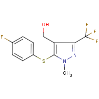 CAS:318239-65-5 | PC9370 | 5-(4-Fluorophenylthio)-4-(hydroxymethyl)-1-methyl-3-(trifluoromethyl)-1H-pyrazole