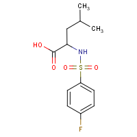 CAS: 251097-25-3 | PC9373 | 2-(4-Fluorobenzenesulphamido)-4-methylpentanoic acid