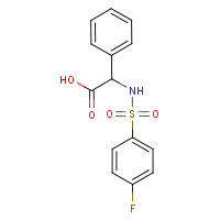 CAS:117309-49-6 | PC9374 | 2-(4-Fluorobenzenesulphamido)-2-phenylacetic acid