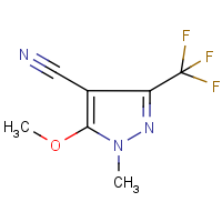 CAS:321848-40-2 | PC9388 | 5-Methoxy-1-methyl-3-(trifluoromethyl)-1H-pyrazole-4-carbonitrile