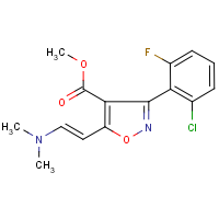 CAS:338417-50-8 | PC9395 | Methyl 3-(2-chloro-6-fluorophenyl)-5-[2-(dimethylamino)vinyl]isoxazole-4-carboxylate