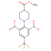 CAS:303144-40-3 | PC9406 | Methyl 1-[2,6-dinitro-4-(trifluoromethyl)phenyl]piperidine-4-carboxylate