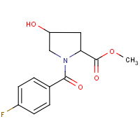 CAS:318247-24-4 | PC9408 | Methyl 1-(4-fluorobenzoyl)-4-hydroxypyrrolidine-2-carboxylate