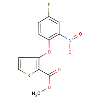 CAS:303152-16-1 | PC9413 | Methyl 3-(4-fluoro-2-nitrophenoxy)thiophene-2-carboxylate