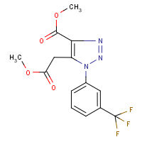 CAS:303995-97-3 | PC9417 | Methyl 5-(methoxycarbonylmethyl)-1-[3-(trifluoromethyl)phenyl]-1H-1,2,3-triazole-4-carboxylate
