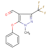 CAS:109925-42-0 | PC9433 | 1-Methyl-5-phenoxy-3-(trifluoromethyl)-1H-pyrazole-4-carboxaldehyde