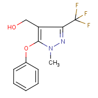 CAS:318469-22-6 | PC9434 | 4-(Hydroxymethyl)-1-methyl-5-phenoxy-3-(trifluoromethyl)-1H-pyrazole