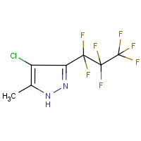 CAS: 247170-22-5 | PC9451 | 4-Chloro-3-(heptafluoropropyl)-5-methylpyrazole