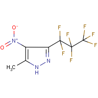 CAS:82633-69-0 | PC9453 | 3-(Heptafluoropropyl)-5-methyl-4-nitropyrazole