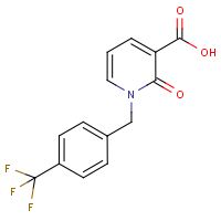 CAS:66158-46-1 | PC9473 | 1-[4-(Trifluoromethyl)benzyl]pyridin-2-one-3-carboxylic acid