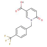 CAS:338783-75-8 | PC9476 | 1-[4-(Trifluoromethyl)benzyl]pyridin-2-one-5-carboxylic acid