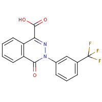 CAS:339021-26-0 | PC9479 | 3,4-Dihydro-4-oxo-3-[3-(trifluoromethyl)phenyl]phthalazine-1-carboxylic acid