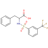 CAS:250714-63-7 | PC9484 | 3-Phenyl-2-({[3-(trifluoromethyl)phenyl]sulphonyl}amino)propanoic acid