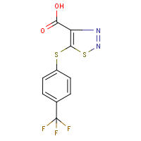 CAS:338982-07-3 | PC9502 | 5-[4-(Trifluoromethyl)phenylthio]-1,2,3-thiadiazole-4-carboxylic acid