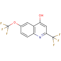 CAS:125647-79-2 | PC9524 | 4-Hydroxy-6-(trifluoromethoxy)-2-(trifluoromethyl)quinoline
