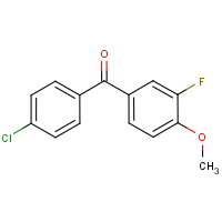 CAS:844885-05-8 | PC9531 | 4-Chloro-3'-fluoro-4'-methoxybenzophenone