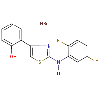 CAS:1210224-35-3 | PC9557 | 2-(2,5-Difluorophenyl)amino-4-(2-hydroxyphenyl)-1,3-thiazole hydrobromide
