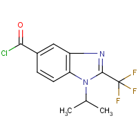 CAS:690632-69-0 | PC9599 | 1-Isopropyl-2-(trifluoromethyl)-1H-benzimidazole-5-carbonyl chloride