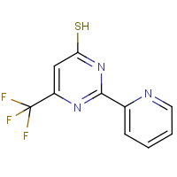 CAS: 338418-16-9 | PC9633 | 2-(Pyridin-2-yl)-4-thio-6-(trifluoromethyl)pyrimidine