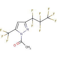 CAS:808764-38-7 | PC9643 | 1-Acetyl-3(5)-perfluoropropyl-5(3)-trifluoromethylpyrazole