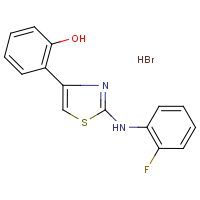 CAS:1211414-44-6 | PC9661 | 2-(2-Fluorophenyl)amino-4-(2-hydroxyphenyl)-1,3-thiazole hydrobromide