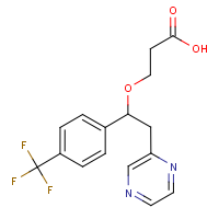 CAS:849924-93-2 | PC9710 | 3-[2-(Pyrazin-2-yl)-1-[4-(trifluoromethyl)phenyl]ethoxy]propanoic acid