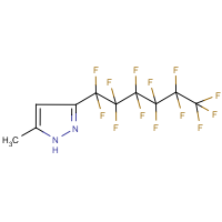 CAS: 129257-23-4 | PC9736 | 3-(Perfluoro-1-hexyl)-5-(methyl)pyrazole