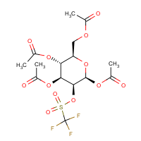 CAS:92051-23-5 | PC9900 | 1,3,4,6-Tetra-O-acetyl-2-O-[(trifluoromethyl)sulphonyl]-beta-D-mannopyranose