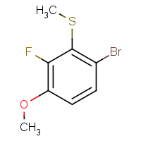 CAS:1822822-76-3 | PC99012 | (6-Bromo-2-fluoro-3-methoxyphenyl)(methyl)sulfane