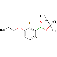 CAS: | PC99014 | 2-(2,6-Difluoro-3-propoxyphenyl)-4,4,5,5-tetramethyl-1,3,2-dioxaborolane