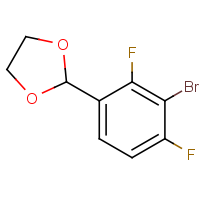 CAS:2484888-96-0 | PC99031 | 2-(3-bromo-2,4-difluorophenyl)-1,3-dioxolane