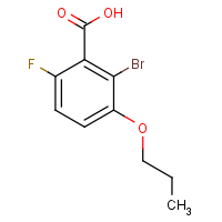 CAS:2484888-94-8 | PC99047 | 2-Bromo-6-fluoro-3-propoxybenzoic acid