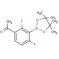 CAS:  | PC99068 | 1-(2,4-Difluoro-3-(4,4,5,5-tetramethyl-1,3,2-dioxaborolan-2-yl)phenyl)ethanone