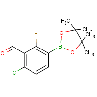 CAS: | PC99069 | 6-Chloro-2-fluoro-3-(4,4,5,5-tetramethyl-1,3,2-dioxaborolan-2-yl)benzaldehyde