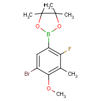CAS: | PC99072 | 2-(5-Bromo-2-fluoro-4-methoxy-3-methylphenyl)-4,4,5,5-tetramethyl-1,3,2-dioxaborolane