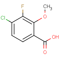 CAS:1550886-92-4 | PC99085 | 4-Chloro-3-fluoro-2-methoxybenzoic acid