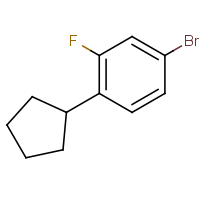 CAS: 1776923-64-8 | PC99100 | 4-Bromo-1-cyclopentyl-2-fluorobenzene