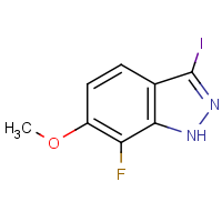 CAS:2484889-00-9 | PC99115 | 7-Fluoro-3-iodo-6-methoxy-1H-indazole