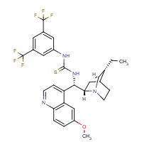CAS:852913-19-0 | PC99174 | N-[3,5-Bis(trifluoromethyl)phenyl]-N-[(8a, 9s)-10,11-dihydro-6-methoxy-9-cinchoanyl]thiourea