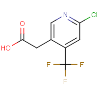 CAS:1805664-87-2 | PC99300 | 2-Chloro-4-(trifluoromethyl)pyridine-5-acetic acid