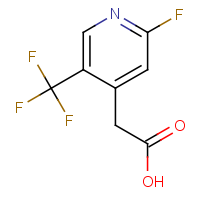 CAS:1227565-64-1 | PC99302 | 2-Fluoro-5-(trifluoromethyl)pyridine-4-acetic acid