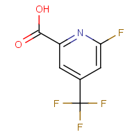CAS: 1393553-07-5 | PC99316 | 6-Fluoro-4-(trifluoromethyl)pyridine-2-carboxylic acid